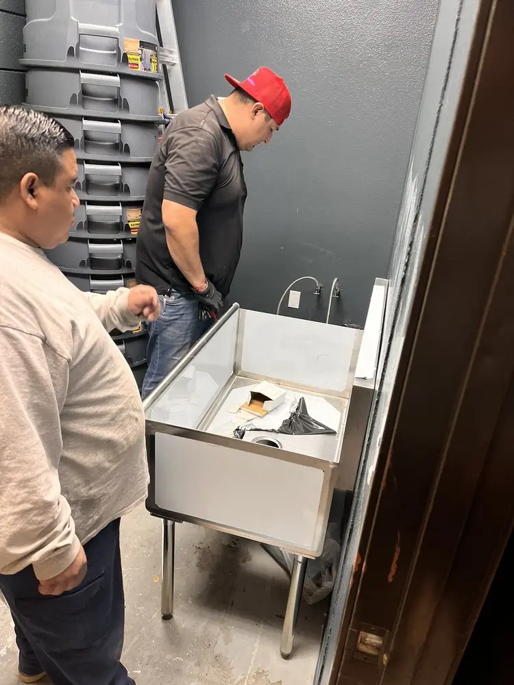 Commercial plumbing and sink installation in Autumn HIll